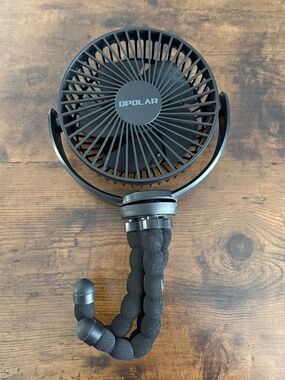 5000mah Portable Stroller Fan 3 Speed Flexible Tripod